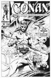 Sandy Plunkett - 1991 CONAN 251 COVER