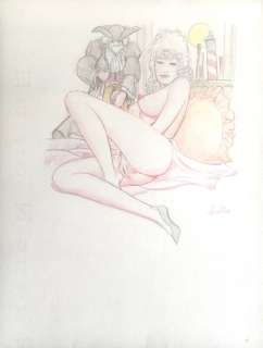 Leone Frollo | Pin Up - Leone Frollo - Studio originale - Page volante | Catawiki