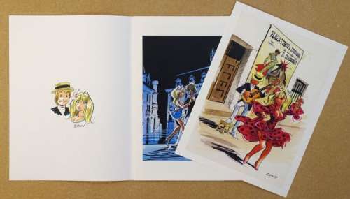 Dany | Pin Up - Portfolio Il était sept fois n°19 + dédicace - Page volante - EO | Catawiki