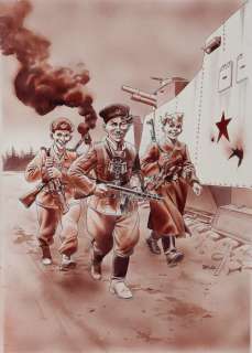 Arno | Kriegspiel, illustration Ã  l’encre de Chine e… | Millon