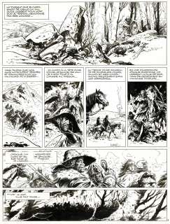 William Vance | Ramiro, planche originale à l’encre de chine parue dans Femmes d’aujourd’hui. | Septimus