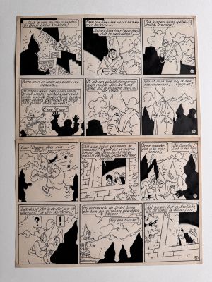 Bob de Moor Onkel Zigomar, Snoe und Snolleke “der blaue Finger” 1953 | Comic Art Masters