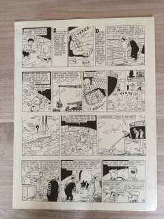 Bob de Moor | Bob De Moor - Nonkel Zigomar, Snoe en Snolleke - Originele pagina uit ’De Spaa-motor’ - (1953) | Catawiki