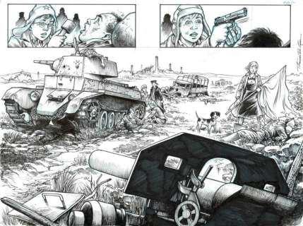 Du Caju, Thomas | Du Caju, Thomas - Originele tekening - De muizen van Leningrad - (2018) | Catawiki