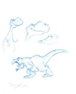 Dean Yeagle | Yeagle - Surprised T-Rex, Dinosaurs | Russ Cochran