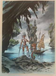 Dany | Dany - Original cover in gouache - Luxury edition Les guerrières de Troy T1 - Yquem le généreux - (2010) | Catawiki