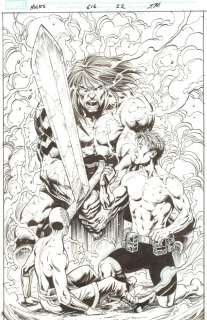 Scott Hanna - Incredible Hulks #616 P.22 - Bruce Banner, Hiro-Kala, & Skaar Splash - 2011