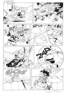 Jippes, Daan | Original page  - Donald Duck  - Froggy Fortune  - (2005) | Catawiki