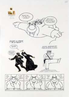 Geluck, Philippe | Le chat. Encore un drame de la myopie. Feutres et encre | Coutau Bégarie