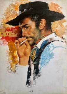 Carlo Jacono | C. Jacono - original artwork "Pistolero che fuma" - Page volante - Exemplaire unique - (1966) | Catawiki