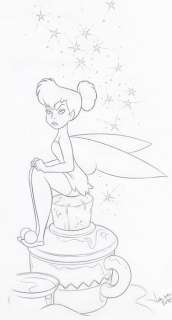 Jaume Esteve, Disney Artist | Peter Pan : Tinker Bell - Original Drawing - Jaume Esteve Signed | Catawiki