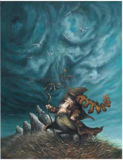 Pascal Moguérou - Illustration originale - Filibert et les Vents du Nord - L‘heure des fées - Pascal Moguérou