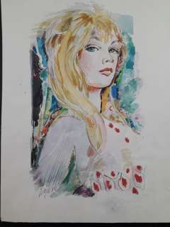 Mario Tempesti | Ritratto - Giovane Ragazza - Page volante - EO | Catawiki