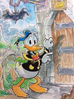 Alessandro Gottardo | Donald Duck - â€œForse è meglio non bussare â€œ - (2020/2020) | Catawiki