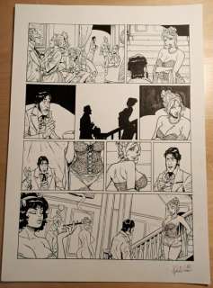 Di Caro, Gabriele | Di Caro, Gabriele - Planche originale - Les Arcanes de la maison Fleury T1 - Le Rossignol - (2020) | Catawiki