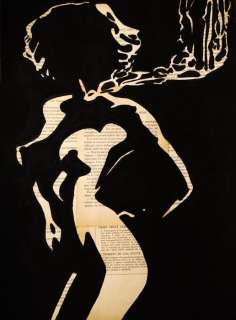 Andrea Boriani | Sin City - Andrea Boriani - old paper hand painted 42 x 30 cm - Page volante | Catawiki