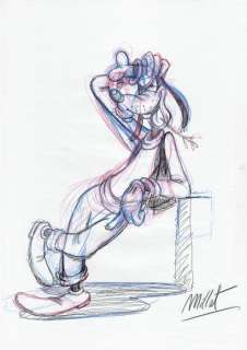 Millet | Goofy - Millet - DIN A3 - Original Sketch Drawing | Catawiki