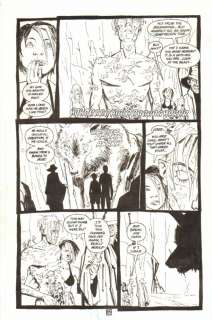 Dick Giordano, Gary  Amaro - Mythos #3 pg 25 - wolf page - (11 x 17")
