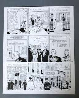 C. Cailleaux & E. Schréder | Blake & Mortimer T27 - Planche originale (p.30) - Le cri du Moloch - Page volante - (2020) | Catawiki