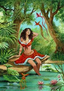 Florence Magnin - Lot 430 - Dessin original en couleurs directes.