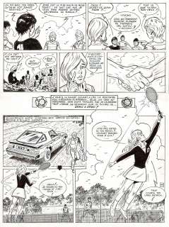 Raymond Reding - Lot 467 - Eric Castel, La grande décision, planche originale à l’encre de chine.