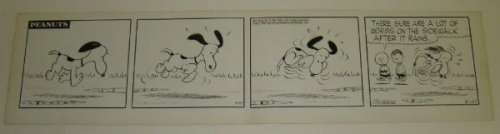 2303: CHARLES SCHULZ. ORIGINAL PEANUTS DAILY. | Weiss Auctions