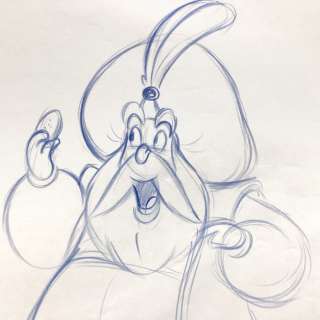 Walt Disney Studios | Walt Disney Feature Animation - Original Animation Production Drawing - Sultan - from "ALADDIN" - (1992) | Catawiki