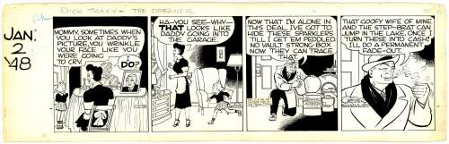 Chester Gould | Gould - DICK TRACY Daily, SHOULDERS (01/02/1948) | Russ Cochran