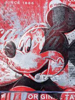 Chris Duncan | ComicCAN - ORIGINAL Artwork by Chris Duncan - MICKEY on 2 COKE can - Exemplaire unique - (2021/2021) | Catawiki
