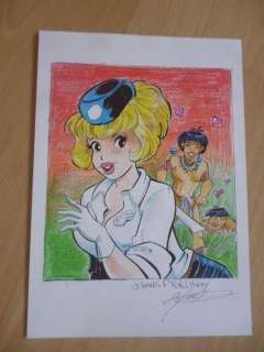 Renaud Mangeat (D’après François Walthéry) | Natacha - Dessin original - Natacha hôtesse de l’air par Renaud Mangeat - Page volante | Catawiki