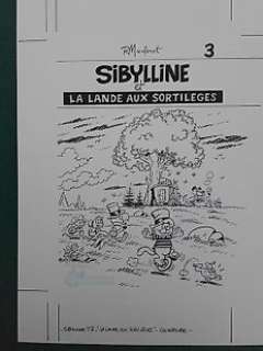 André Taymans )d‘après Raymond Macherot) - Taymans, André - Couverture originale Sibylline T3 - La lande aux sortilèges - (2007)