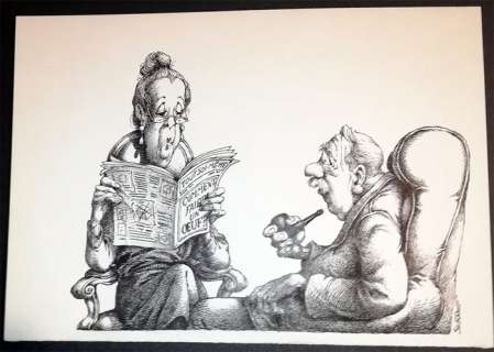 Serre, Claude | Serre, Claude - Dessin original - Le Bricolage - Tout faire soi-même - (1983) | Catawiki