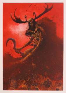 Clint Langley - Slough Feg (Slaine, 2000 AD) Painting by Clint Langley