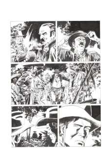 Lucio Filippucci | Tex n. 680 - 4x L.Filippucci - Tavola Originale "La pista dei Forrester" - Page volante - Exemplaire unique - (2017) | Catawiki