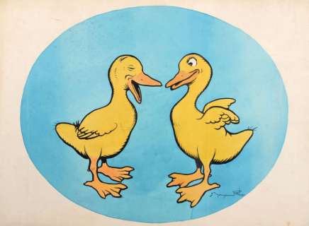 Rabier, Benjamin - Encre de chine et de couleurs pour une grande et superbe