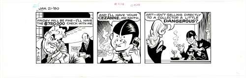 Chester Gould | Gould - DICK TRACY, Daily (01/21/1980) | Russ Cochran