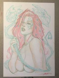 Luca Strati | Poison Ivy L.Strati - original artwork - Poison Ivy L.Strati - original artwork - Page volante - Exemplaire unique (2021) | Catawiki