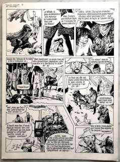 Franz | Franz - Originele pagina - Thomas Noland T.4 - Les Naufrages de la jungle - (1989) | Catawiki