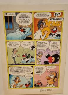 Carlo Peroni | Nerofumo - Tavola Nerofumo - dialogo Nerofumo e Perogatt - Exemplaire unique - (1965) | Catawiki