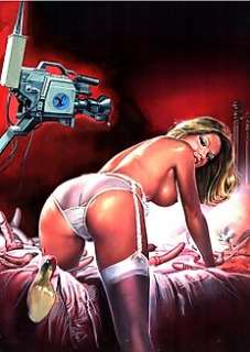 Enzo Sciotti - Terror Special n. 11 - E. Sciotti - Original Cover "Procreazione immonda" - Page volante - Exemplaire unique - (1985)