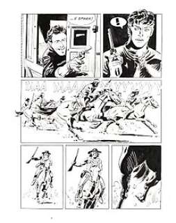 Roberto Diso | Mister No n. 105 - 3x R.Diso/T.Sclavi - Tavola Originale "Ombre Rosse" - Page volante - EO - (1984) | Catawiki