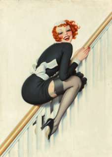 Enoch Bolles (American, 1883-1976)
 There’s No Stopping Her! Film Fun cover, May 1936
 Oil on canvas
 28 x 20 inches (71... | Heritage