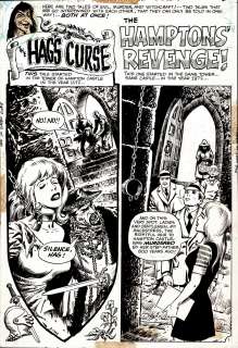 Sam Glanzman - secrets of sinister house #7 complete 8 page horror story (1972)