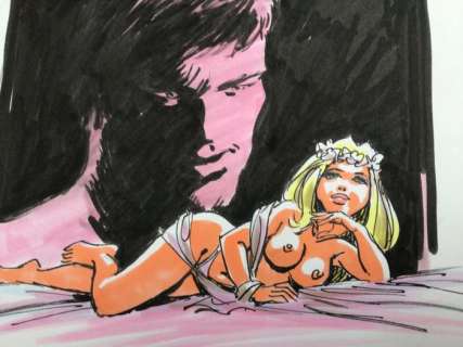 Dany | Dany - Dessin original en couleur - Arlequin | Catawiki