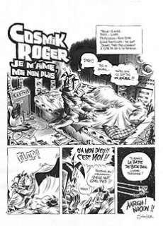 Julien/CDM - Julien/CDM - Planche originale - Cosmik Roger T6 - Tragical cosmik tour - (2009)