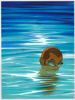 Luc Jacamon - Illustration originale réalisée d‘après la couverture du tome 12 - La main qui nourrit - Le Tueur