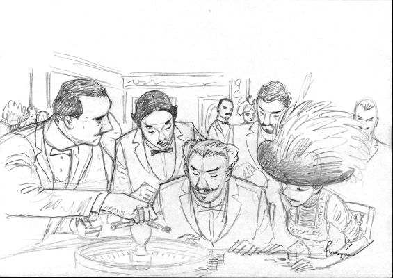 DESSIN ORIGINAL POUR COMME PAR HASARD PAR CYRIL BONIN - ILLUSTRATION N°4 | Pulp’s
