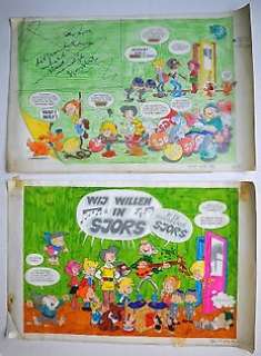 Studio Jan Kruis - Studio Jan Kruis - Originele tekeningen voor Sjors Weekblad - (1969)