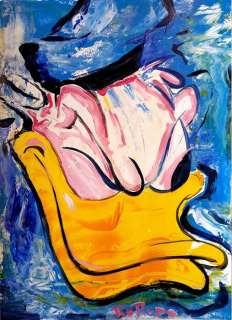 Ruttum, Street Artist | Donald Duck - Street Art Painting - RUTTUM - 70 x 50 cm - Acrylic Art | Catawiki