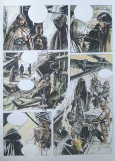 Paolo Eleuteri Serpieri | Druuna, Morbus Gravis, Charlie #40 pag.9 - Paolo Eleuteri Serpieri: Druuna, Morbus Gravis, Charlie #40 - Prima apparizione di Druuna - Acquerel - Page volante - Exemplaire unique - (1986) | Catawiki